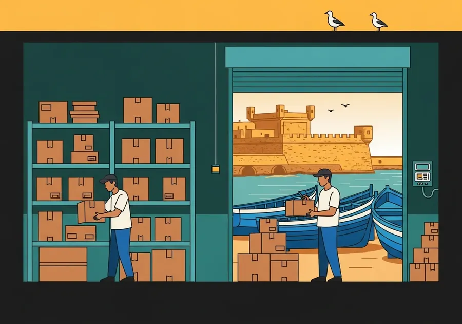 Entrepôt CMAS Logistics à Essaouira